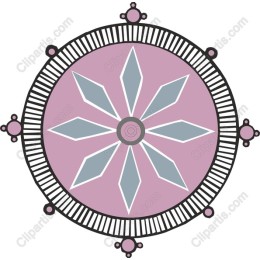 Elegant Geometric Eight-Pointed Star