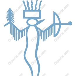 Abstract Ancient Figure