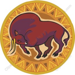 Vibrant Bison