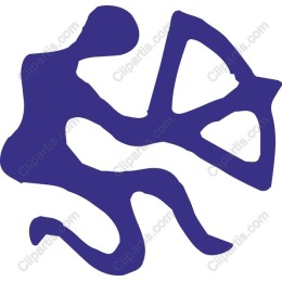Abstract Blue