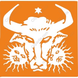 Bold Bull and Sun