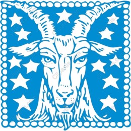 Stylized Goat Head