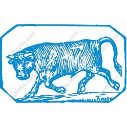 Rustic Bull - Hand-Drawn Image
