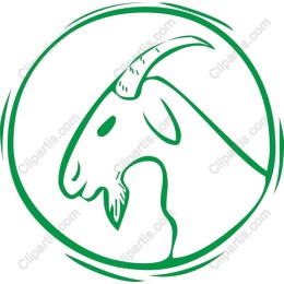 Minimalist Goat Head