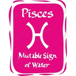 Pisces Astrology - Mutable Water Sign Art