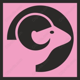 Stylized Ram Head