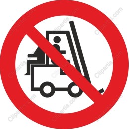 No Forklift Zone