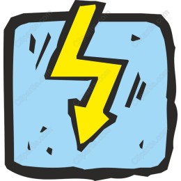 Stylized Lightning Bolt