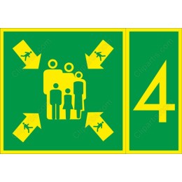 Emergency Exit Sign