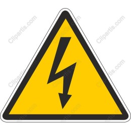 Electric Hazard Warning Sign