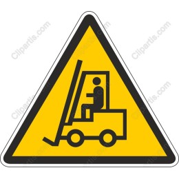 Forklift Warning Sign