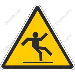 Slippery Hazard Warning
