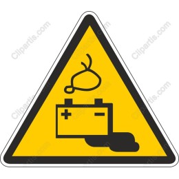 Battery Hazard Warning