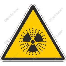 Radiation Warning Sign