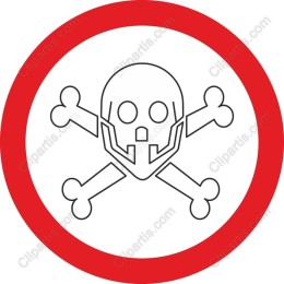 Danger Skull and Crossbones