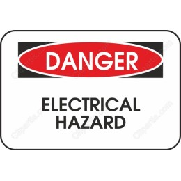 Electric Warning Sign : Electrical Hazard