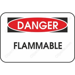 Flammable Danger Sign