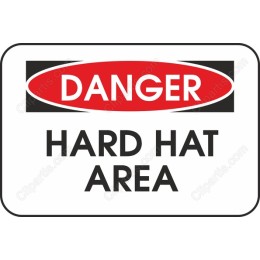 Danger Hard Hat Area