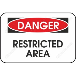 Danger Restricted Area