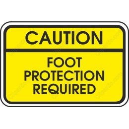 Caution: Foot Protection Required