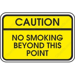 Caution: No Smoking Beyond This Point