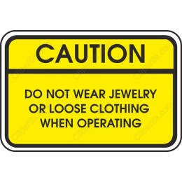 Caution Safety Sign
