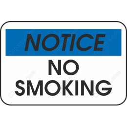 Attention: No Smoking Sign