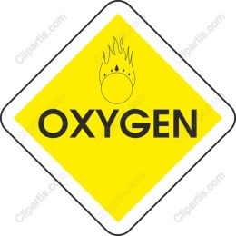Oxygen Hazard Sign