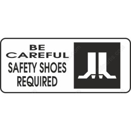Safety Shoes Required Sign