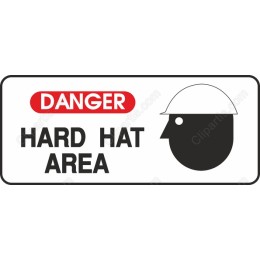 Danger Hard Hat Area