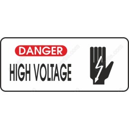 Danger High Voltage Sign