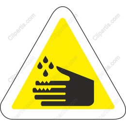 Hand Washing Hazard Warning