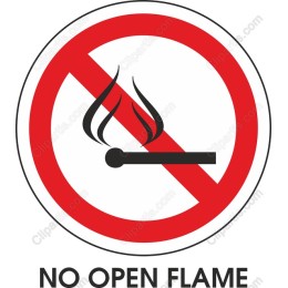 No Open Flame Safety