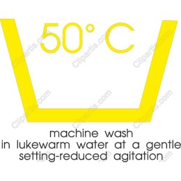 50°C Care Label