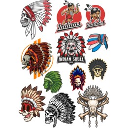 Indian Chief Clipart Bundle - High-Quality