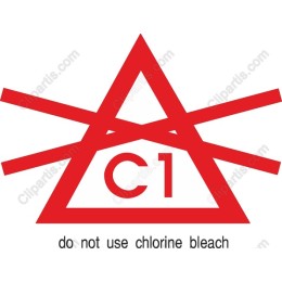 Do Not Use Chlorine Bleach Symbol