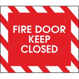 Fire Door Safety Sign