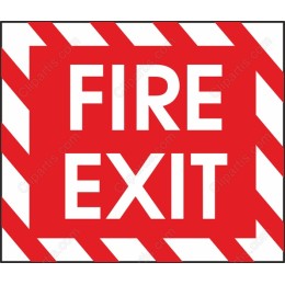 FIRE EXIT Safety Sign