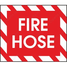 Fire Hose Safety Sign