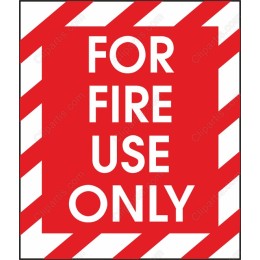 For Fire Use Only Safety