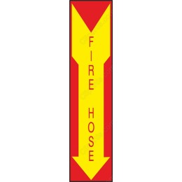 Fire Hose Directional Sign