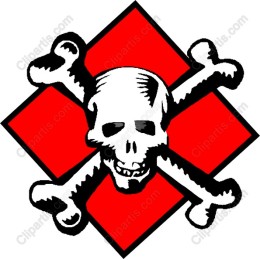 Bold Skull and Crossbones
