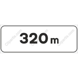 320 m