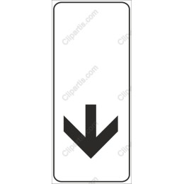 Sleek Downward Arrow