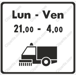 Street Cleaning Vehicle Schedule