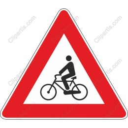 Cyclist Safety Warning Sign