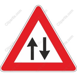 Two-Way Traffic Sign