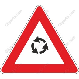 Roundabout Traffic Sign