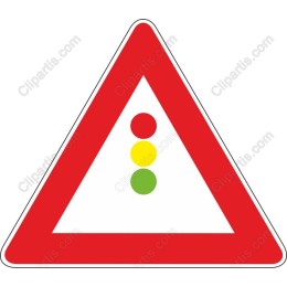 Traffic Signal Warning Sign