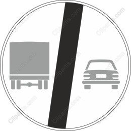 Traffic Sign : Truck and Car